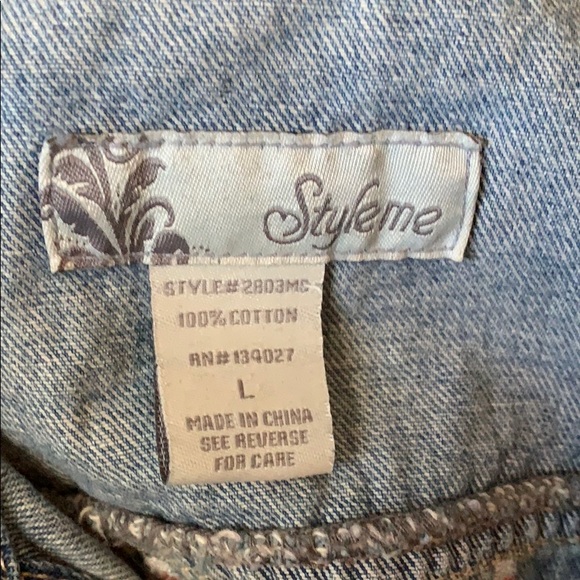 Style Me Jean Vest - Picture 4 of 4